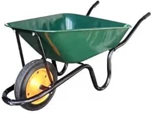 Heavy-Duty C/PAN Solid Wheelbarrow – 65L Capacity, Steel Frame, Rust-Resistant Tray, Puncture-Proof Wheel – Ideal for Construction, Gardening & DIY