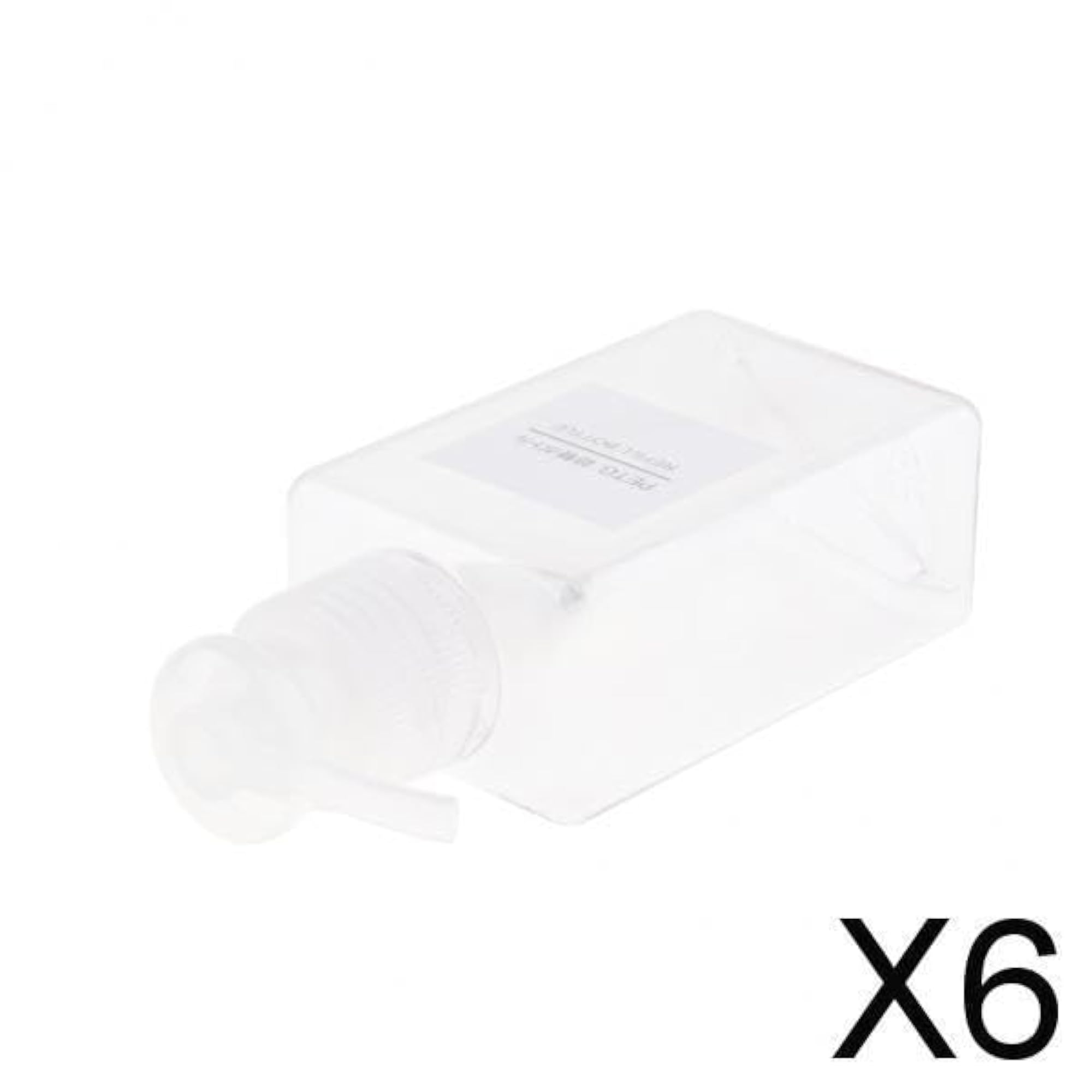 6x Dispenser Cosmetic Containers Bottle Transparent 100ml