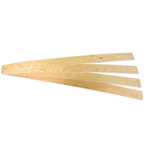 AltoBuy ALTOLATTES - Lot de 4 Lattes 88cm pour Sommier Largeur 90cm