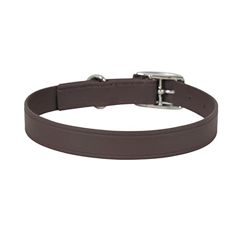 Image of Lightweight, Waterproof & Odour Proof Dog Collar - Extra Large, Brown