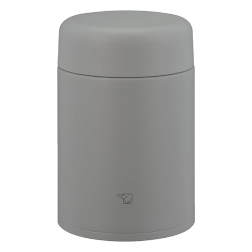 Image of Zojirushi SW-LA52-HM Soup Jar, 17.8 fl oz (520 ml), Dough Size, Dishwasher Safe, Easy to Clean, Seamless Lunch, Wide Mouth, Cloud Gray