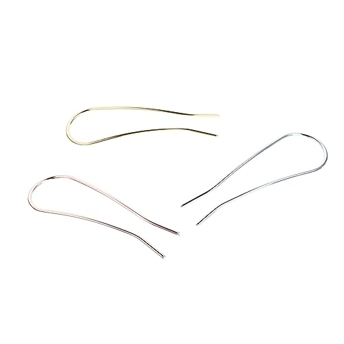 PACKOVE 3 Pezzi Fermagli Retro U Shaped per Oro e Rosa Accessori per Acconciature Eleganti e Semplici per Occasione e