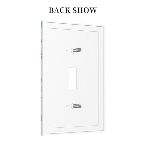 Wpshijia WPSHIJIA01 Cartoon Space Rocket Boys Universe Planet 1 Gang Light Switch Covers Decorative Unique Single Toggle Wall Plate Switchcover Electrical Switchplate For Nursery Kidroom Bathroom Bedroom Decor thumb #3
