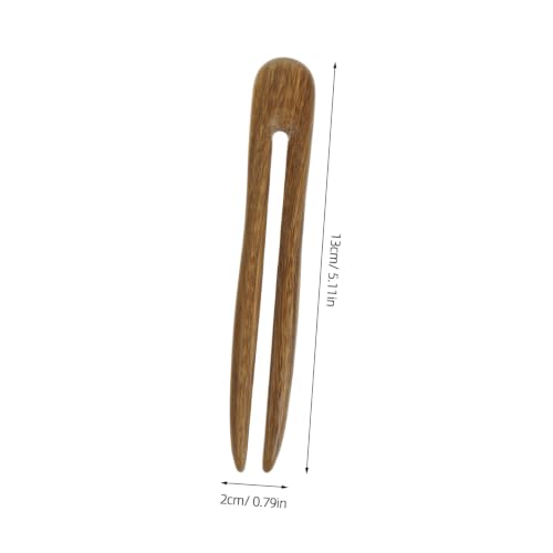 Horquillas de madera accesorio pelo mujer para recogidos DIY 2