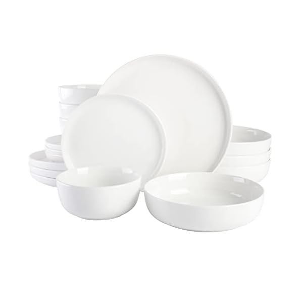 Gibson Home Oslo Porcelain Chip and Scratch Resistant Dinnerware Set