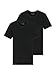Produktbild Schiesser Herren 2 Pack Unterhemd Rundhals Mit Arm - 95/5 Organic Unterwäsche, Schwarz_174997, L EU