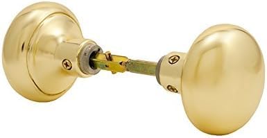 (Like Marks Metro K9290/3 Knob Kit Polished Brass 2-1/4" Solid Brass Door Knob Set with Split Spindle for Marks Metro Surface Mount Mortise Lockset & More