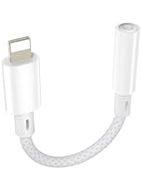 layajia Lightning auf 3.5mm Kopfhöreranschluss Adapter, iPhone Kopfhörer Aux Adapter [MFi Zertifiziert] Dongle Audio Konverter Kompatibel mit iPhone 14 Pro Max 13 12 11 XR XS X 8 7 SE, iPad Pro/Mini
