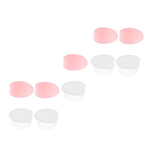 TOVINANNA 10pcs Lip Brush Protector Covers Silicone Brush Covers Lip Covers Protective Covers Holder Protector Head Cover