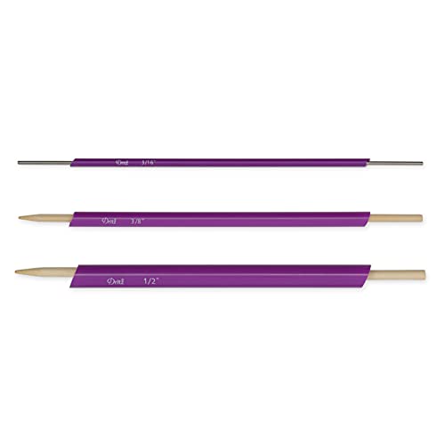 Dritz Quick Turn Fabric Tube Turners, 3 Count, Assorted Sizes