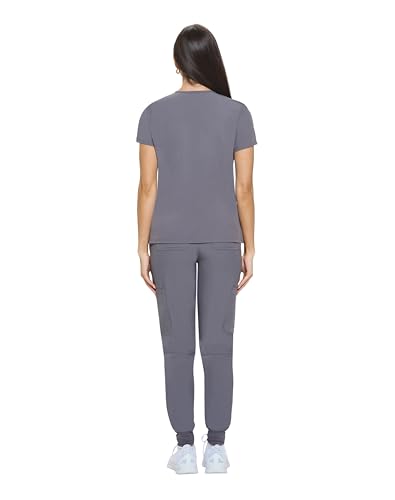 Natural Uniforms Womens Essential Cool Stretch Jogger Scrub Set with Regular and Petite Sizes