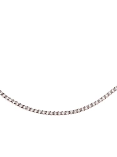 Image of Urban Tag Collection | Stainless Steel Pendant Chain Necklace For Men And Boys | Silver and Black Colour | Anniversary Birthday Gifts