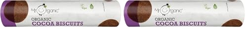 Mr Organic - Cocoa Biscuits 250g - Pack of 2 - Organic & Palm Oil Free - Rich in Cocoa - Vegan & Non-GMO - Perfect Snack for Anytime of the Day