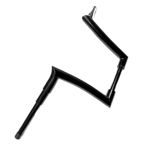 Guidon Moto Fat Hangers 15 Pouces Surélevé avec Barre Rigidificatrice anti-vibrations