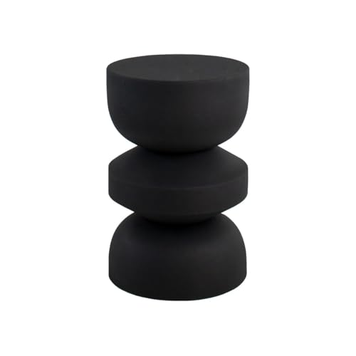 Kick Collection Table d'appoint Jon - Noir - Moderne et de Haute qualité - Métal - Disponible dans de Nombreuses Couleurs
