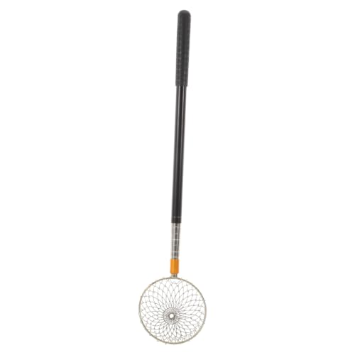 Stainless Steel Extendable Egg Reacher with Wire Basket for Poultry
