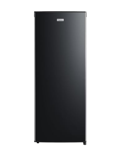 FrigeluX Refrigerateur Armoire Noir RA235NE 230 Litres Classe E, Silencieux, Design Moderne, Éclairage LED, Dégivrage Automatique