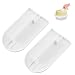 Espátula De Pastel 4 Piezas Raspador De Pastel Fondant Herramienta Plástico Espátula Plástico Blanco Herramienta Pasteles Fondant Accesorios Para Hacer Pasteles Cortador Tartas Pulir