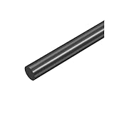 1.000 (1 inch) x 23 inches UHMW Plastic Round Rod Black Durable Plastic Engineering Projects Workshop Fabrication Metal Restoration Industrial-Grade Metal
