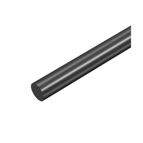 1.000 (1 inch) x 23 inches UHMW Plastic Round Rod Black Durable Plastic Engineering Projects Workshop Fabrication Metal Restoration Industrial-Grade Metal