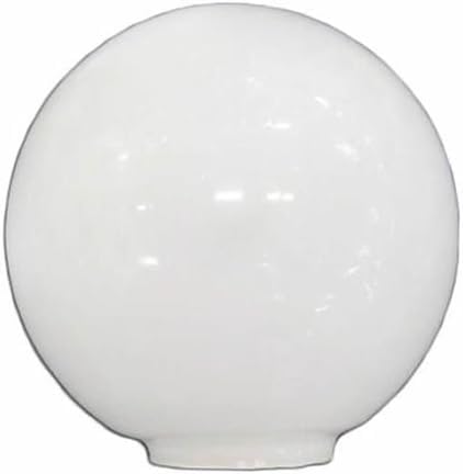 Bola Blanca repuesto cristal bola 14 cms boca 5 cms
