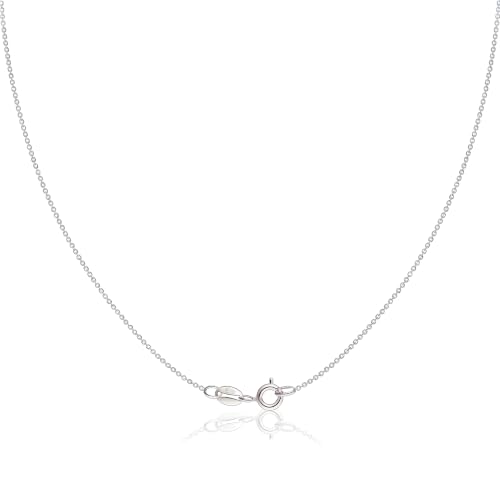 Diverdi 925 Sterling Silver Chain for Women 1.1mm 18 Inches