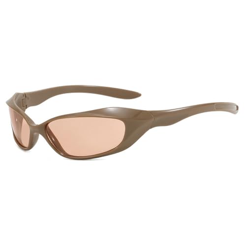 Elongated Narrow Cat Eye Wrap Around Y2k Sunglasses Women Fashion Shades Punk Sun Glasses Men Outdoor Cycling Goggles