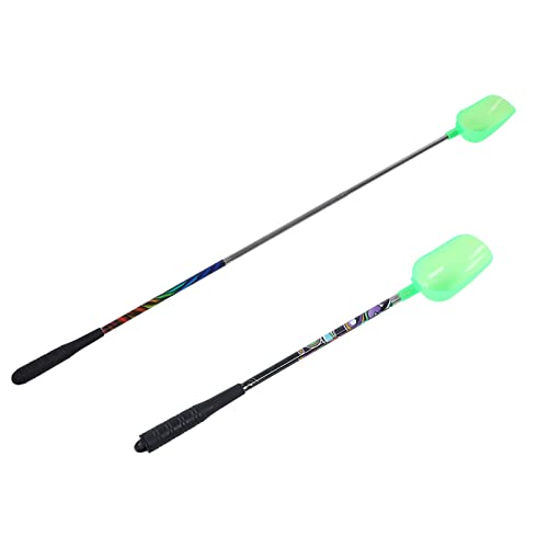 2 Cucharas para Lanzar Cebo de Pesca, Telescópicas de 3 Secciones, Palas para Fundición de Cebo, Accesorios para Aparejos de Pesca