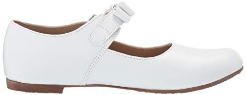 Elephantito Baby-Girl's Charlotte Mj Mary Jane Flat, White, 7 Medium Us Toddler #TOP5