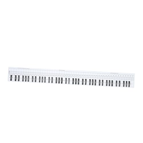 Totority 1 Pieza 88 ilustración de teclado de piano Tabla comparativa teclas piano Tabla comparativa teclas teclados musicales dedo pinza Papel de simulación de 88 teclas tabla de práctica