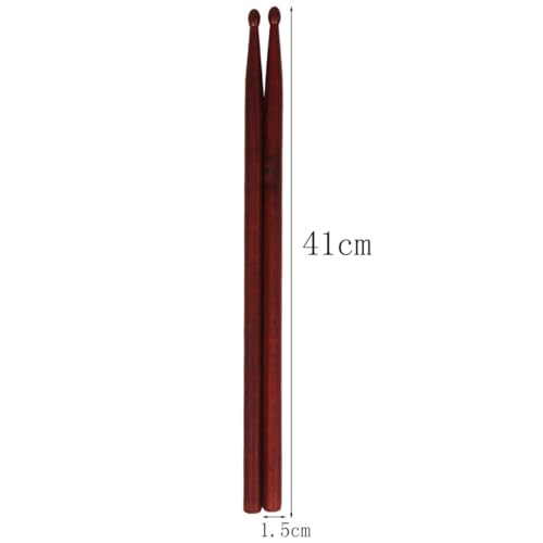 Baquetas de madera ERINGOGO, 1 par, para principiantes y uso en escenario, empaque PVC pulido miniatura 2