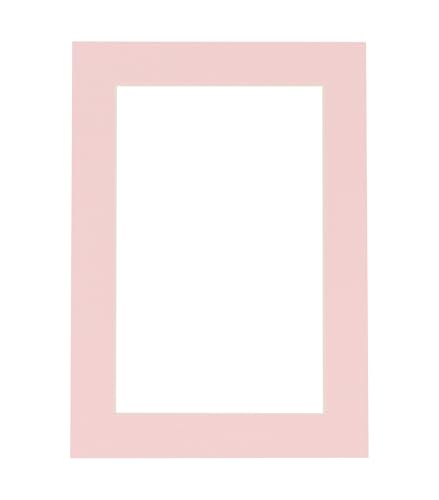 12x18 Mat for 18x24 Frame - Precut Mat Board Acid-Free Soft Pink 12x18 Photo Matte Made to Fit a 18x24 Picture Frame, Premium Matboard for Family Photos, Show Kits, Art, Picture Framing, Pack of 1 Mat