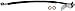 Dorman H621665 Rear Passenger Side Brake Hydraulic Hose for Select Chevrolet/GMC Models