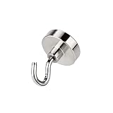 crochets de commande lourds 8pcs Le crochet magnétique fort maintient jusqu'à 12 kg 5pounds de diamètre 20 mm Aimants néodymium rapides for le lieu de travail de cuisine à domicile, etc. crochets de c