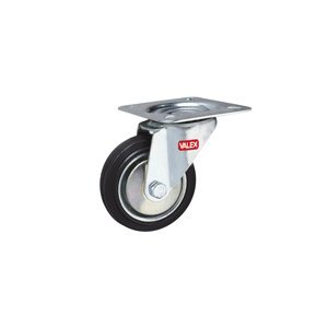 Valex Rueda giratoria de goma de 160 mm