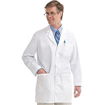 jubination Men Lab Coat for Students and research Lab Coat Long Sleeve Size 40-picture-12