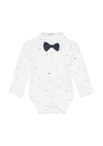 s.Oliver Gemusterter Shirtbody mit Abnehmbarer Fliege