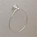 Rohl U.6935STN PERRIN & ROWE 6 1/2^ TOWEL RING IN SATIN NICKEL