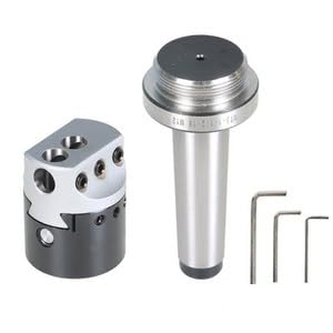 #US 2 Inch B Bar Head MT3-M12 Carbon Steel Tipped Hole Milling Holder Set