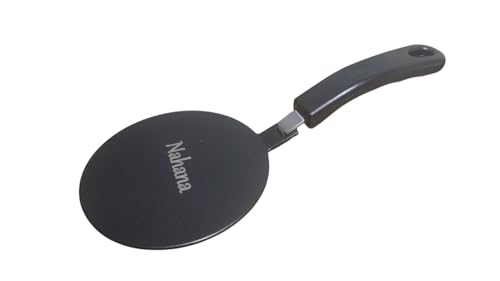 Nahana® Adaptador de Inducción Universal 14 cm con Mango Desmontable – Disco Difusor de Calor en Acero Inoxidable para Cocinas de Inducción, Gas y Vitrocerámicas - Negro (Negro)