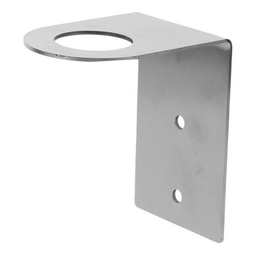 COSMEVIVI Bathroom Soap Dispenser Wall-Mounted Liquid Soap Bottle Rack Stainless Steel Shower Gel Dispenser Holder