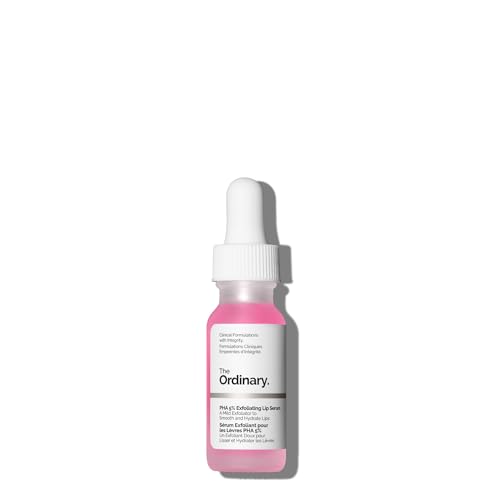 The Ordinary PHA 5% Exfoliating Lip Serum: Feuchtigkeitsspendendes über Nacht wirkendes Lippenpeeling, 15 ml