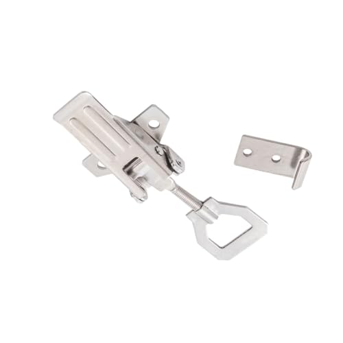 QUMIIRITY Chest Toggle Lock Clamp Stainless Steel Machinery Latch Door Hasp Vertical Toggle Clamp Twist Knob Locking Hasp