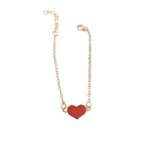 Bijoux femmes cadeau filles avec ce bracelet émail coeur unique
