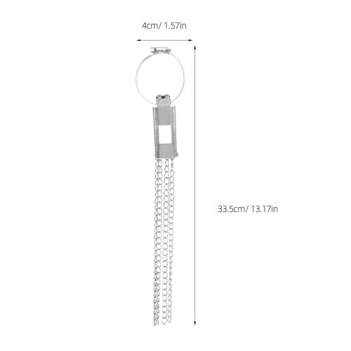 Image of GLEAVI Car Anti Static Strap 3 Pieces Hanging Type Grounding Chain Electrostatic Belt 13.18 Inch for Autumn Winter Static Eliminator