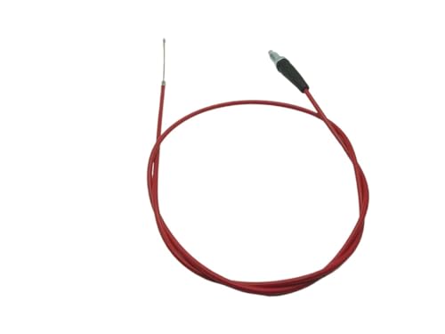 Câble de frein moto 1200 mm universel rouge gaine acier de remplacement