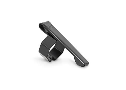 Kaweco SPORT Stift Clip Oktogonal Schwarz für alle Stifte der Sport, Kalligraphie und Sketch Up Reihe I Stifte Halterung mit dezentem Logo als Accesscoire I Stiftehalter aus Bronze