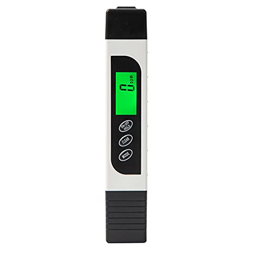 Beslands TDS Meter Water Tester,3 in 1 EC Meter & Temperature Meter, 0-9990ppm, Ideal Water Test PPM Meter for Drinking Water, Aquariums, etc. with Carrying Case