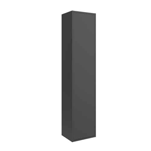Salgar Mueble baño, Madera, Negro Mate, 30 cm