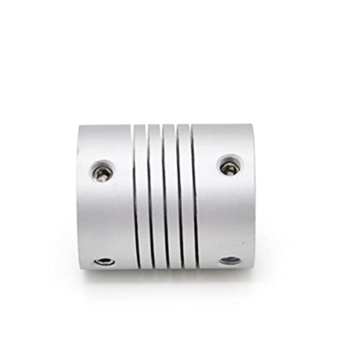 SUOFEILAIMU-PHONE CASE Metal Coupler D19*L25 Aluminium Flexible Jaw Shaft Coupling 3/4/5/6/6.35/7/8/10mm for CNC Stepper Motor Coupler Encoders Engraving Machine (Inner Diameter : 8 X 6.35)